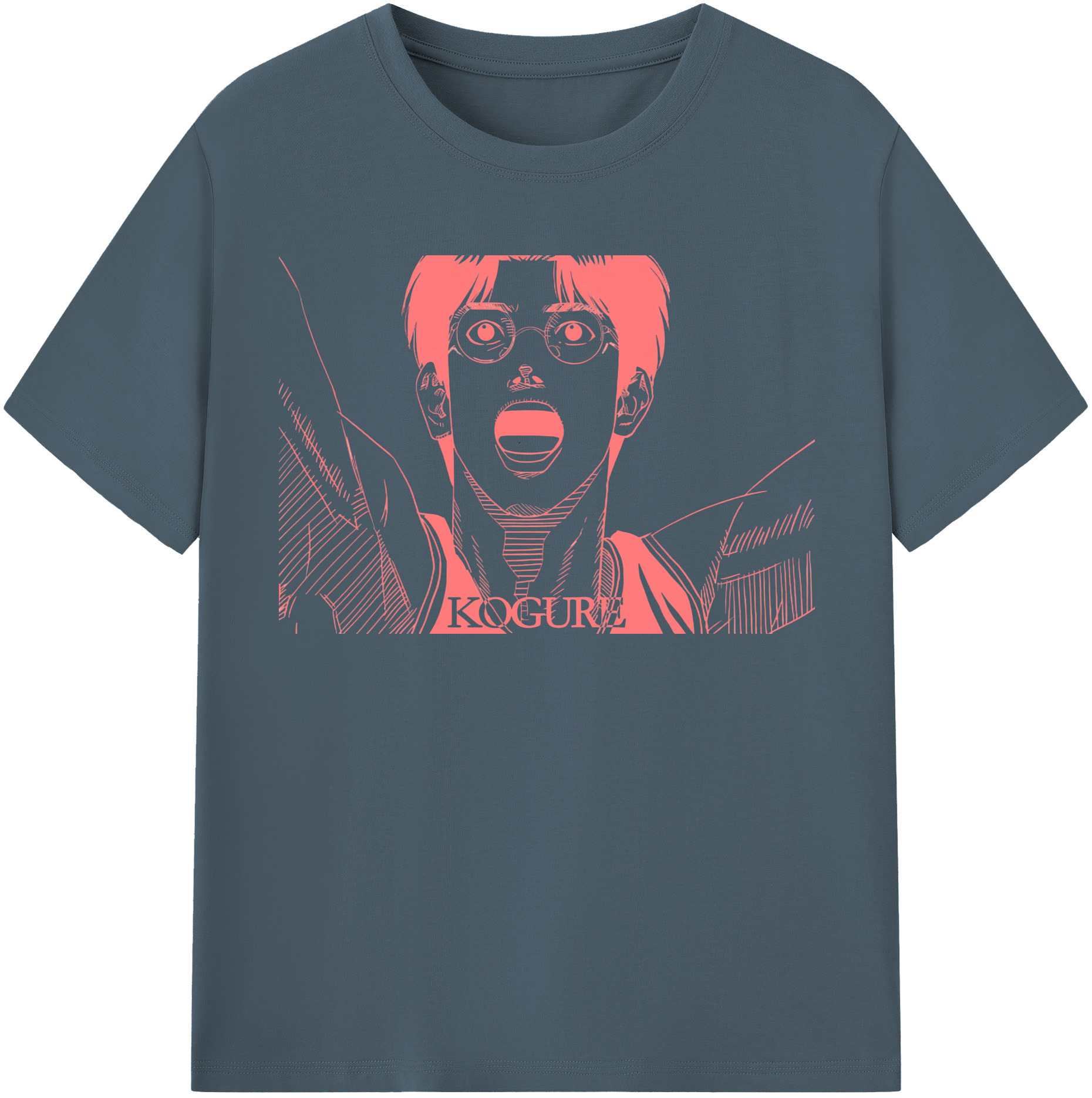 SLAM DUNK／スラムダンク 綿100％半袖Tシャツ（フロントプリント）